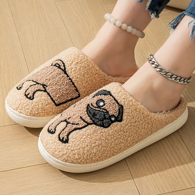 Paws & Relax – Mops-Pantoffeln für gemütliche Stunden